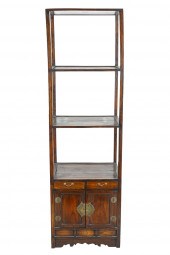 ASIAN-STYLE ETAGERE CABINETwit