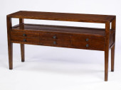 ASIAN STYLE HARDWOOD CONSOLE<b