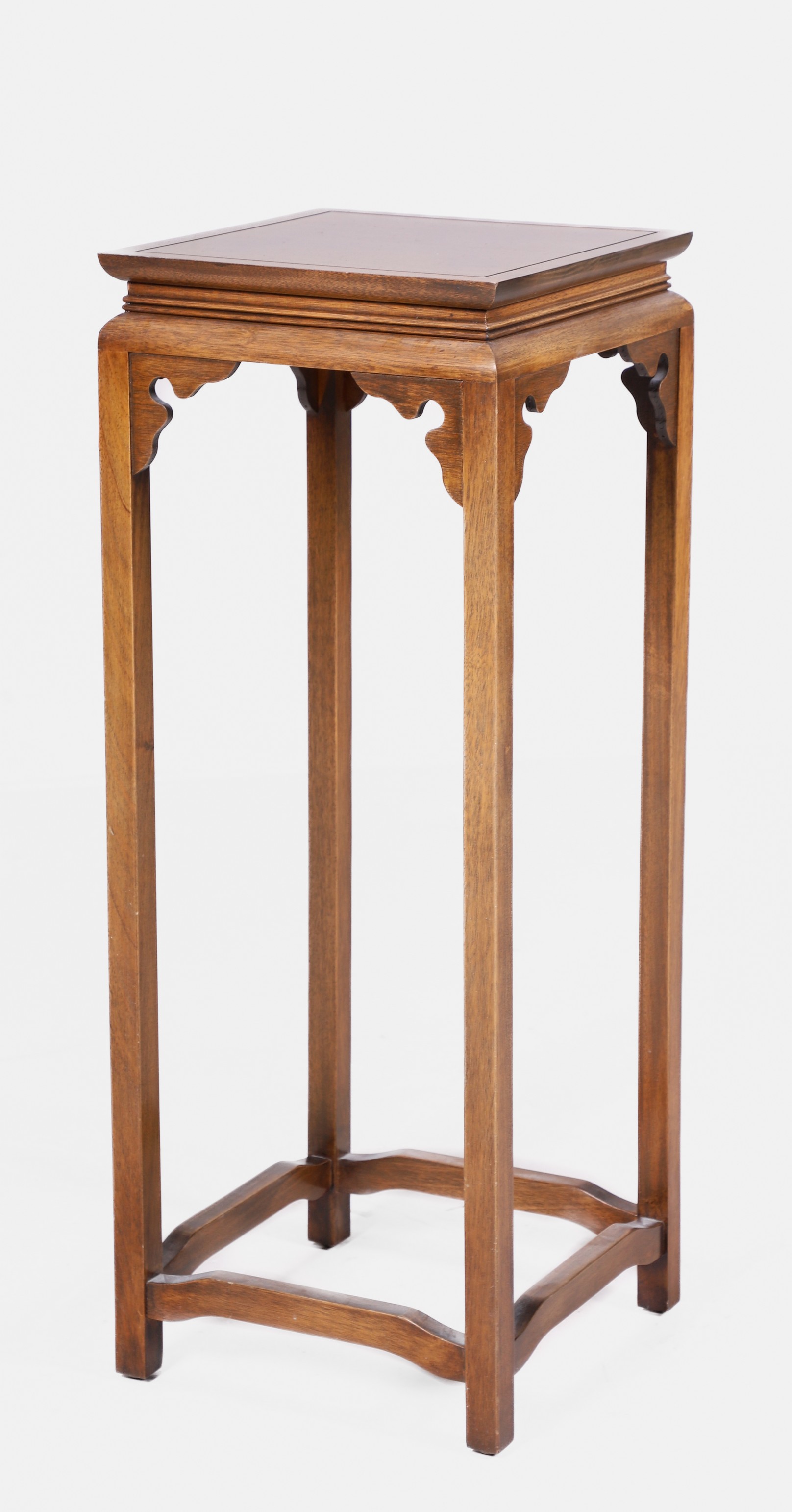 Asian style mahogany pedestal