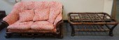 ASIAN STYLE MAHOGANY THREE CUS