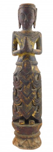 ASIAN: TEMPLE CARVING OF A PRA