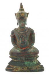 ASIAN: THAI SEATED BUDDHIST FI