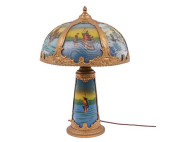 ASIAN THEMED TABLE LAMP<br>Six