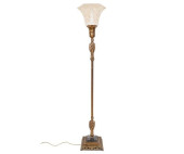 ASIAN THEMED TORCHIERE LAMP<br