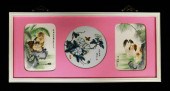 ASIAN: THREE CHINESE ENAMELED