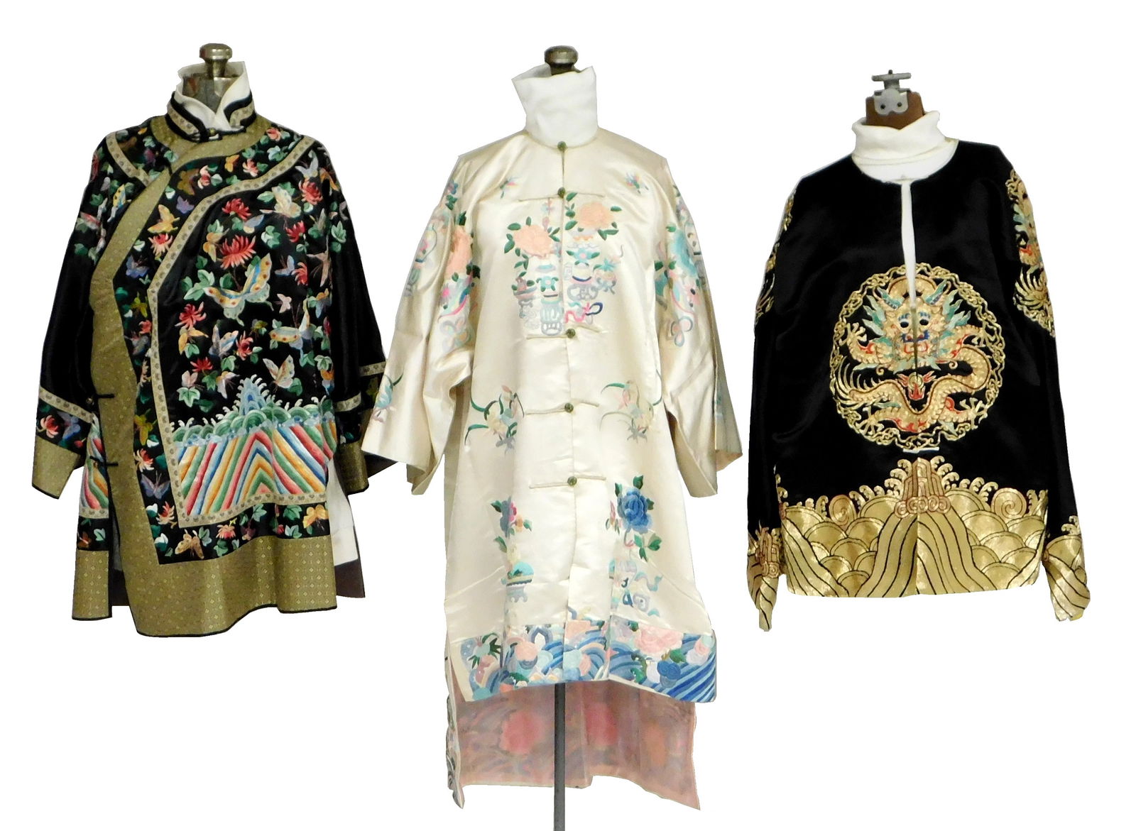 ASIAN: THREE CHINESE GARMENTS,