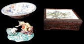 ASIAN: THREE CHINESE PORCELAIN