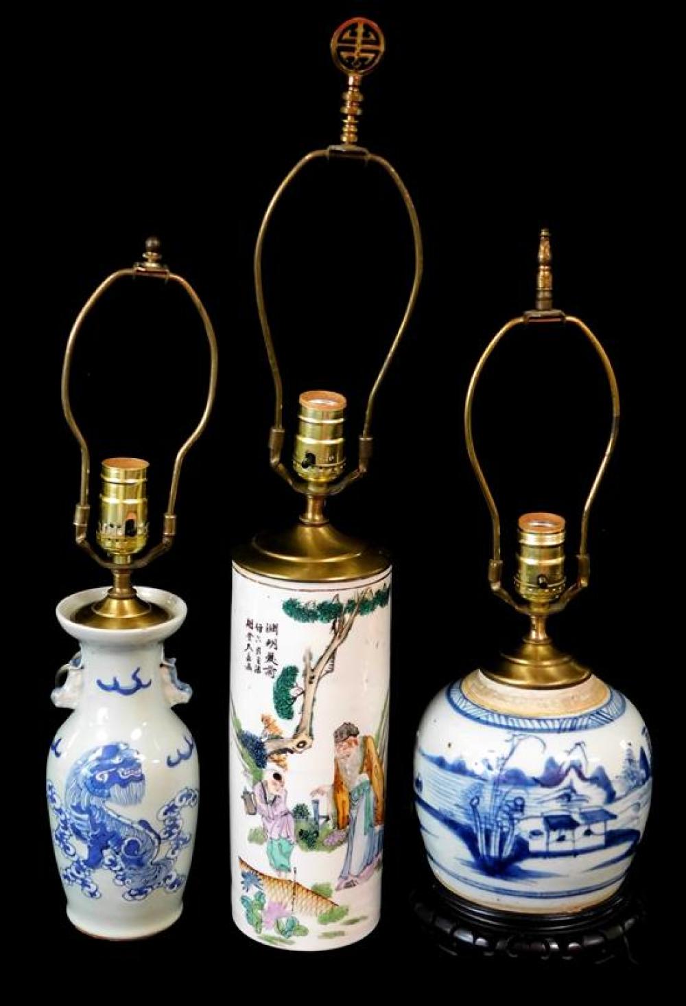 ASIAN: THREE CHINESE PORCELAIN