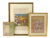 ASIAN: THREE ILLUMINATED MANUS
