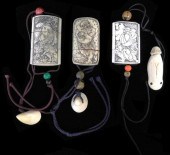 ASIAN: THREE INRO, 19TH C., JA