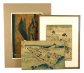 ASIAN: THREE JAPANESE COLOR WO