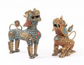 ASIAN TIBETAN ENAMEL JEWELED K