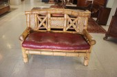 ASIAN TIMBER BAMBOO BENCH, FIT