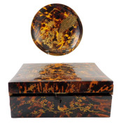 ASIAN: TORTOISESHELL LAP DESK