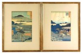 ASIAN: TWO ANDO HIROSHIGE (JAP
