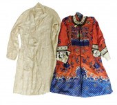ASIAN: TWO CHINESE EMBROIDERED
