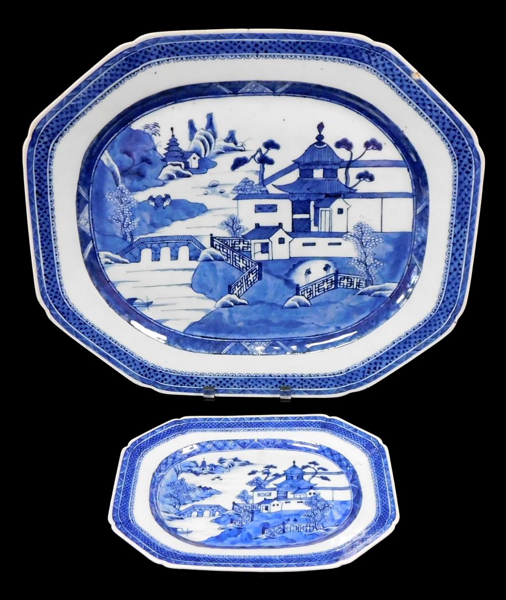 ASIAN: TWO CHINESE EXPORT PORCELAIN