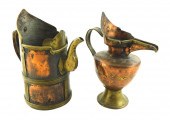 ASIAN: TWO COPPER AND BRASS EW