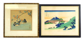 ASIAN: TWO JAPANESE WOODBLOCK