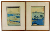 ASIAN: TWO JAPANESE WOODBLOCK