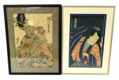 ASIAN: TWO JAPANESE WOODBLOCK