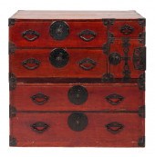 ASIAN TWO-PART TANSU LATE 19TH