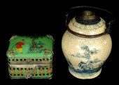 ASIAN: TWO PIECES OF 20TH C. C