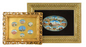 ASIAN: TWO SETS OF INDIAN MUGH