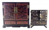ASIAN: TWO SMALL TABLE TOP CHE
