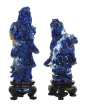 ASIAN: TWO SODALITE FIGURAL CA