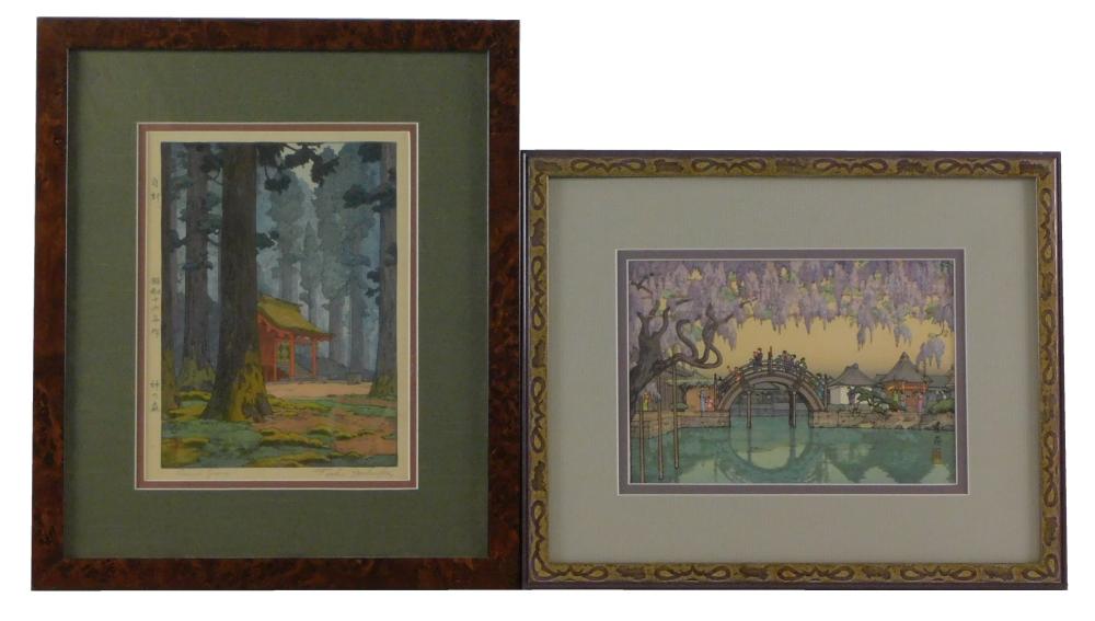 ASIAN: TWO WOODBLOCK PRINTS BY