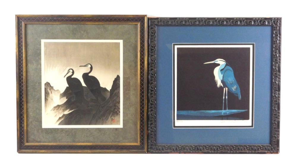 ASIAN: TWO WOODBLOCK PRINTS, THE