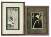 ASIAN: TWO WOODBLOCK PRINTS WI
