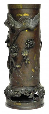 ASIAN: UMBRELLA STAND, 19TH C.
