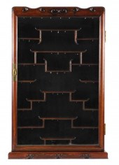 ASIAN: WALL DISPLAY CABINET, C