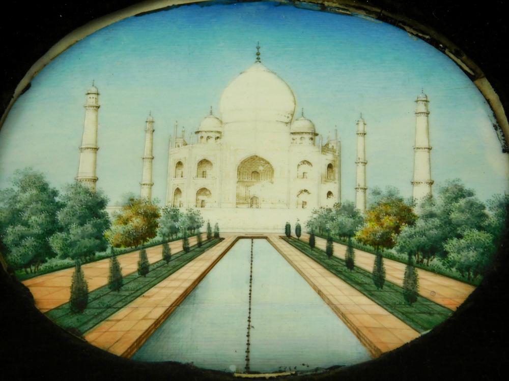 ASIAN: WATERCOLOR PAINTING OF TAJ