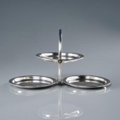 ASPREY SILVERPLATE FOLDING CAK