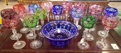 ASSEMBLED BOHEMIAN GLASS STEMW