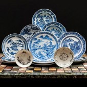 ASSEMBLED CHINESE EXPORT BLUE