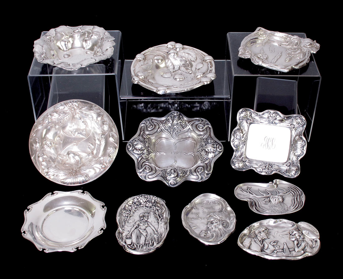 ASSEMBLED COLLECTION OF ART NOUVEAU