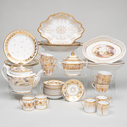 ASSEMBLED ENGLISH AND FRENCH GILT