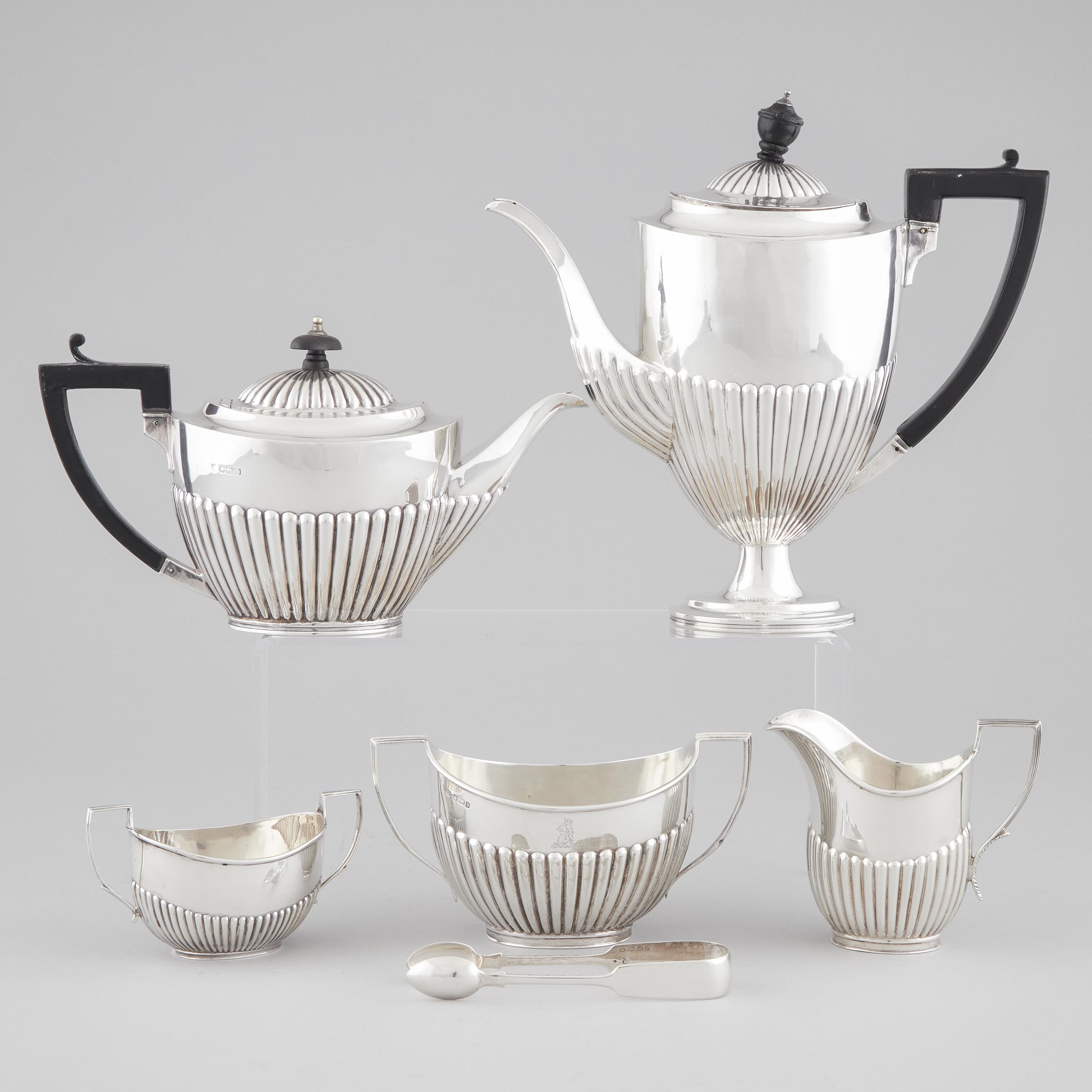 Assembled English Silver Tea &