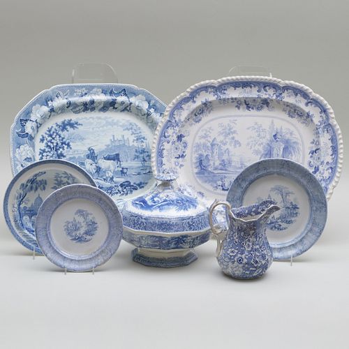 ASSEMBLED ENGLISH TRANSFER WARE