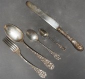ASSEMBLED FLORAL REPOUSSE AND