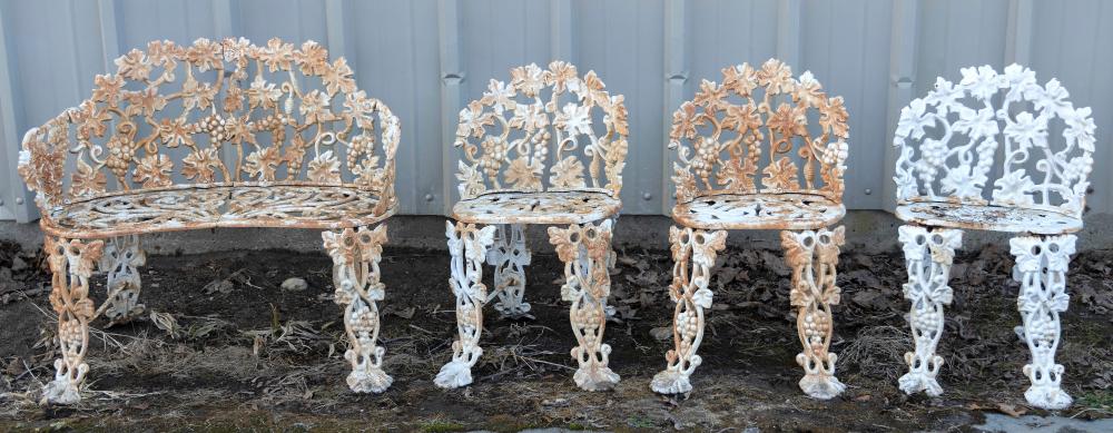 ASSEMBLED FOUR-PIECE SUITE OF