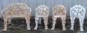 ASSEMBLED FOUR-PIECE SUITE OF