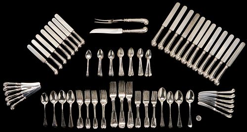 ASSEMBLED GEORGIAN FLATWARE
