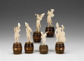Assembled German carved ivory