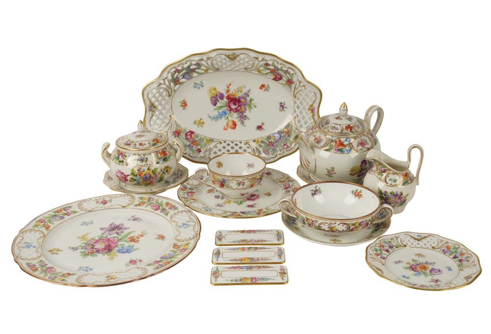 ASSEMBLED GERMAN PORCELAIN