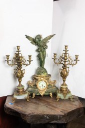 ASSEMBLED GILT AND PATINATED M